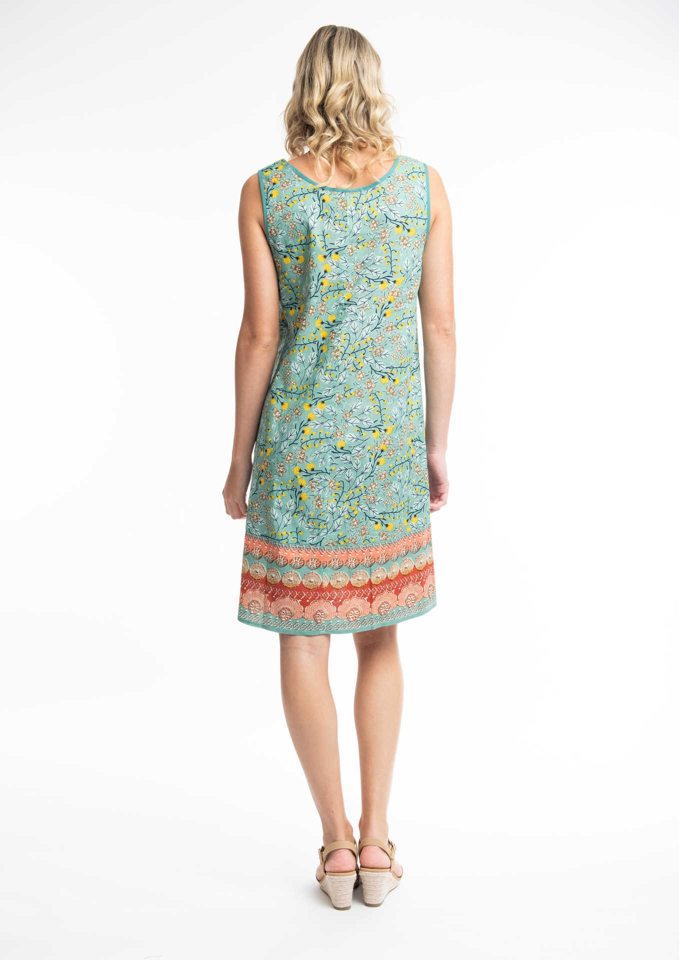 SHOP ORIENTIQUE COTTON REVERSIBLE DRESSES - JUNGLE ROAD