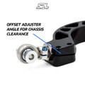 Chassis Clearance of Adjustable Rear Upper Camber Arm for Nissan 240SX (S13 - S14), Silvia (S15), 300ZX (Z32), and Skyline (R32 - R34)