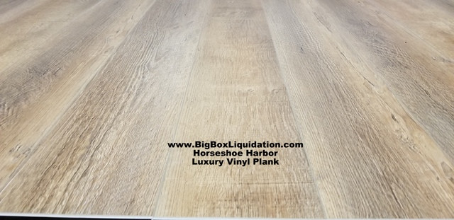 Horseshoe Harbor 7 In Wide X 48 In Length Lvt 12 Mil Wear Layer Click Lock Install Luxury Vinyl Plank Flooring 23 64 Sq Ft Case Free Pallet Shipping Big Box Liquidation Llc