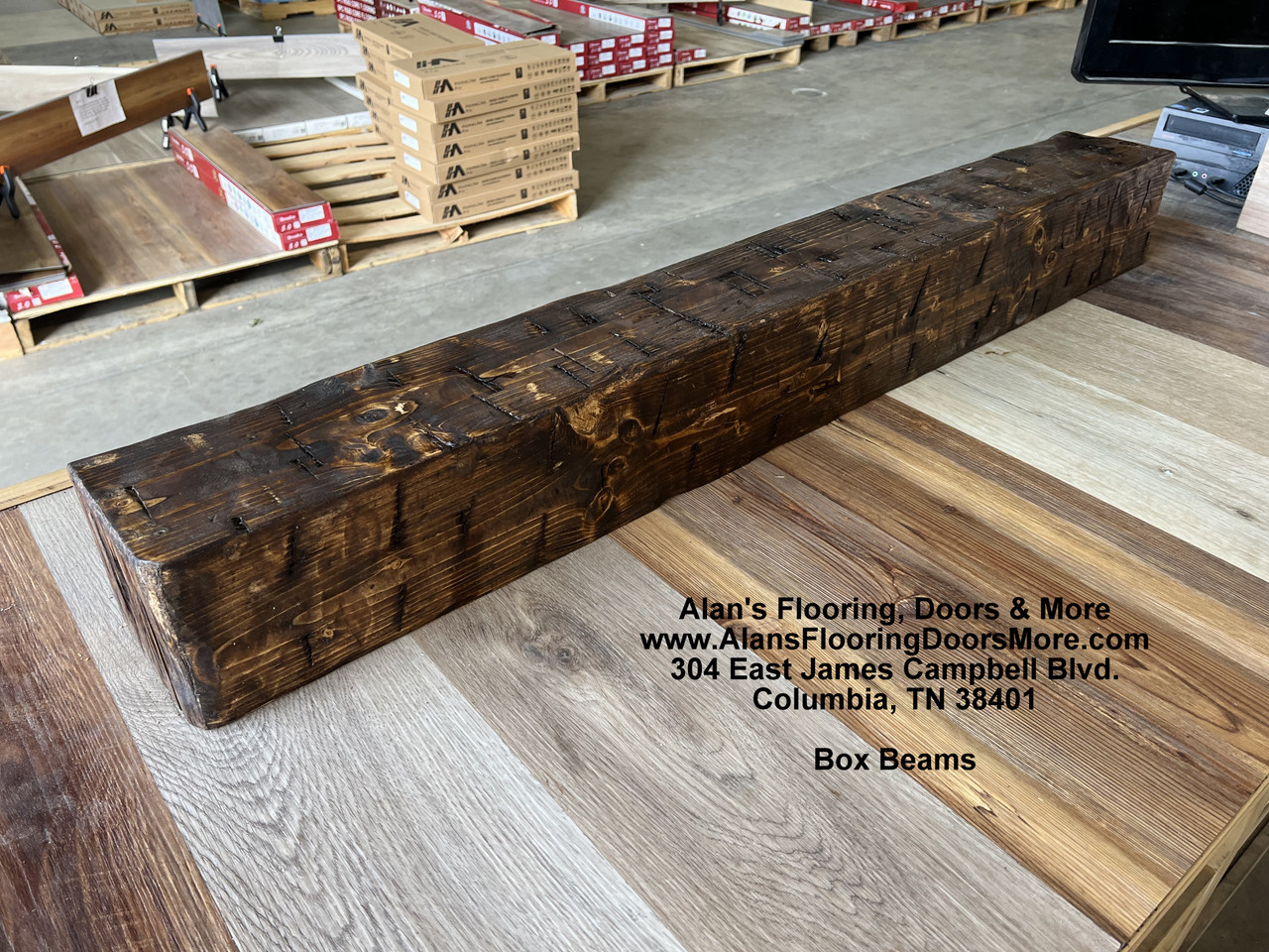8-in. x 12-in. x 16 ft. Unfinished Solid Wood Real Timber Spruce