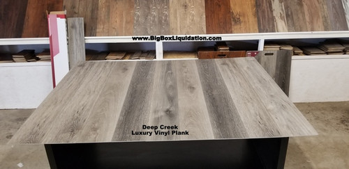 Deep Creek 7 in. WIDE x 48 in. LENGTH, LVT, 12 mil Wear Layer, Click Lock Install, Luxury Vinyl Plank Flooring

Installation Available, Pallet Shipping Available 615-800-1646