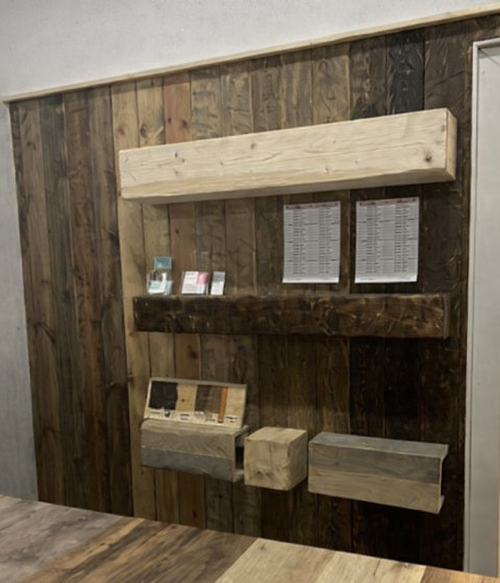 8-in. x 8-in. x 72-in. Unfinished Solid Wood Real Timber Spruce Wood Mantel