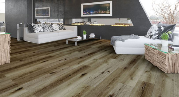 OCEANSIDE LITE 7.09” Wide x 48.03” Long Solid Polymer Core Vinyl Plank Flooring With 4MM Core, 1MM Backpad, 20 Mil Wear Layer, 100% Waterproof, Uniclic Install, 23.64 SF/Box **FREE PALLET SHIPPING**