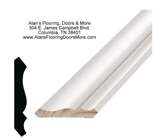 9/16 in. x 5-1/4 in. x 16 ft. Traditional Primed Pine Crown