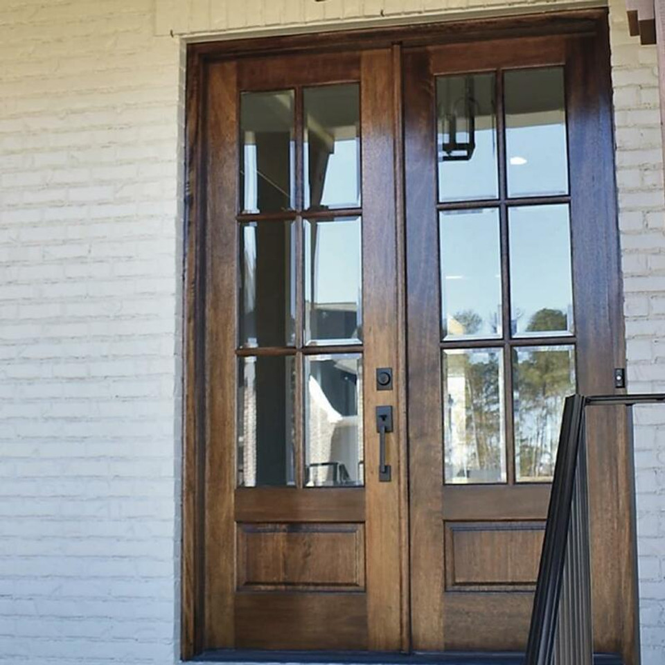 60 in. x 80 in. Prehung Double Unfinished Wood Mahogany 60 in. x 80 in. Prehung Double Unfinished Wood Mahogany