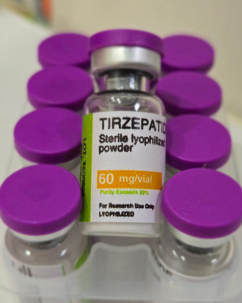 TIRZEPATIDE 60mg in 3ml vial.. ask forempty  sterile 10ml vials if needed.