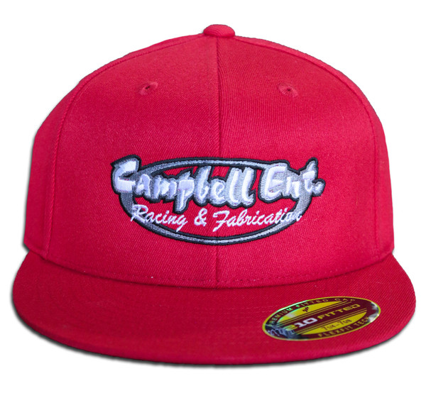Campbell Ent Racing and Fabrication Red 210 Fitted Hat