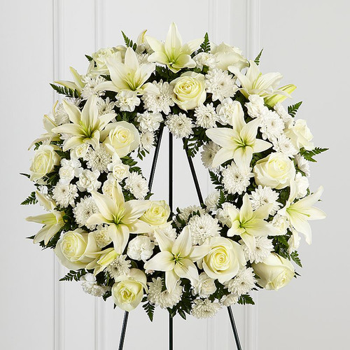 All White Wreath-FNFSW-01