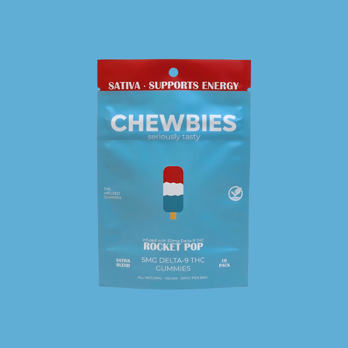 Chewbies Cherry Blast Delta-9 THC Gummies (Formerly Rocket Pop)