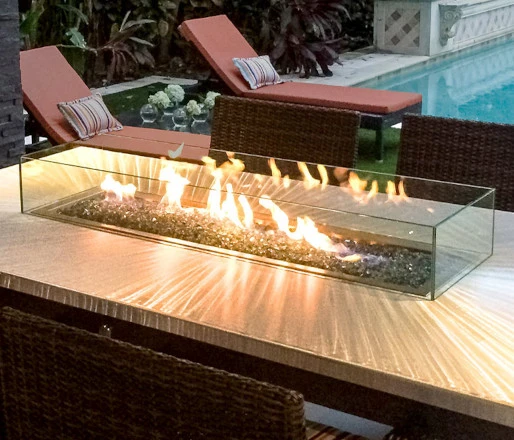 Glass Wind Guards and Wind Screens from So Cal Fire Pits