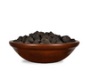 Banded Rim Fire Bowl – Elegant Outdoor Fire Feature for Luxury Spaces