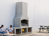 Three Woodboxes Outdoor Fireplaces