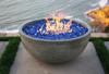Moderno 1 Fire Bowl – 39" Hand-Crafted Concrete Gas Fire Pit (65,000 BTUs, Propane or Natural Gas)