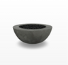 Moderno 5 Outdoor Fire Bowl – 36” Wide Surface Handcrafted Concrete Gas Fire Pit