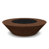Embarcadero 60" Round Concrete Fire Bowl – Large Outdoor Gas Fire Pit (65,000–125,000 BTU)