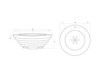 Triton 48" Round Fire Bowl – Modern Outdoor Gas Fire Pit (Propane or Natural Gas)