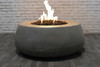 Dune Fire Bowl – 42" Round Lightweight Concrete Gas Fire Pit (65,000 BTUs, Propane/Natural Gas)