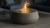 Oasis Fire Bowl – 42" Round Concrete Gas Fire Pit with Sloped Straight Edge (65,000 BTUs, Propane/Natural Gas)