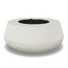 Oasis Fire Bowl – 42" Round Concrete Gas Fire Pit with Sloped Straight Edge (65,000 BTUs, Propane/Natural Gas)