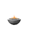 Moderno 2 Fire Bowl – 29" Compact Poolside Concrete Gas Fire Pit (65,000 BTUs, Natural Gas or Propane)