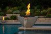 Verona Fire & Water Bowl – 32.5" Concrete Poolside Fire/Water Feature (65,000 BTUs, NG or Propane)