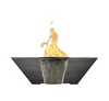 Lombard-P Fire & Water Bowl – 29" Concrete Poolside Fire and Water Feature (65,000 BTUs, NG or Propane)