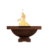 Ibiza Fire & Water Bowl – 31" Pedestal Poolside Fire and Water Feature (65,000 BTUs, NG or Propane)