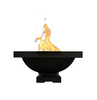 Ibiza Fire & Water Bowl – 31" Pedestal Poolside Fire and Water Feature (65,000 BTUs, NG or Propane)