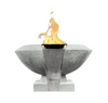 Toscano Fire & Water Bowl – 33" Elevated Poolside Fire and Water Feature (65,000 BTUs, NG or Propane)