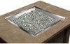 Outdoor Greatroom - 24" x 24" Square Crystal Fire Burner