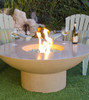 American Fyre Designs - Lotus - Chat Height Firetable - In use