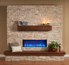 Outdoor Greatroom - 44" Linear Gallery Built In Electric Fireplace
