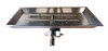 COOKE 47" x 17"  Rectangular Fire Pit Kit w/ AWEIS and Optional Lid