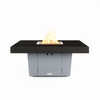 COOKE Parkway Fire Pit Table 48" x 48" x 21" - Aluminum Top