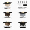 COOKE Parkway Fire Pit Table 48" x 48" x 30" - Aluminum Top
