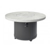 Outdoor Greatroom - White Onyx Beacon Fire Pit Table 