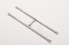 5x36 Rectangle Shaped Stainless Steel H Burner and Flex Line