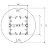 23" - 26" Square Opening - UPK120S23NG  |  UPK120S23LP