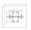 Universal Gas Insert Kit – 26" to 29" Square Opening | 120K BTU Brass Burner with WATERSTOP®