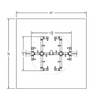 Universal Gas Insert Kit – 29" to 32" Square Opening | 180K BTU Brass Burner with WATERSTOP®