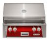 Alfresco - 30" ALXE Luxury Grill - Built-In - Carmine Red