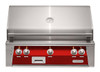 Alfresco - 36" ALXE Luxury Grill - Built-In - Carmine Red