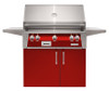Alfresco - 36" ALXE Luxury Grill  On Cart - Freestanding - Carmine Red