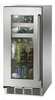 Beverage Center, Stainless Steel Glass Door, Hinged Left, Outside - HP15BO-4-3L