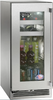 Perlick 15" Signature Series Outdoor Built-In Glass Door Beverage Center with 2.8 cu. ft. Capacity in Stainless Steel - HP15BM-4-3R