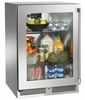 Perlick Signature Series 24-Inch Right-Hinge Outdoor Undercounter Refrigerator - Panel Ready Glass Door - HP24RO-4-4R