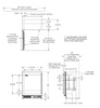 Perlick Signature Series Shallow Depth 18" Depth Outdoor Wine Reserve With Fully With Fully Integrated Panel-ready Glass Door, Hinge Right  - HH24WO-4-4R