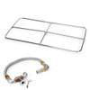 HPC Fire FPS Rectangle Match Light Gas Fire Pit Kit