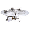 HPC Fire 42" Round Flat Pan Electronic Ignition Fire Pit Insert