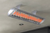 Infratech C2024SS4 Single Element Heater with Stainless Steel Traditional Motif